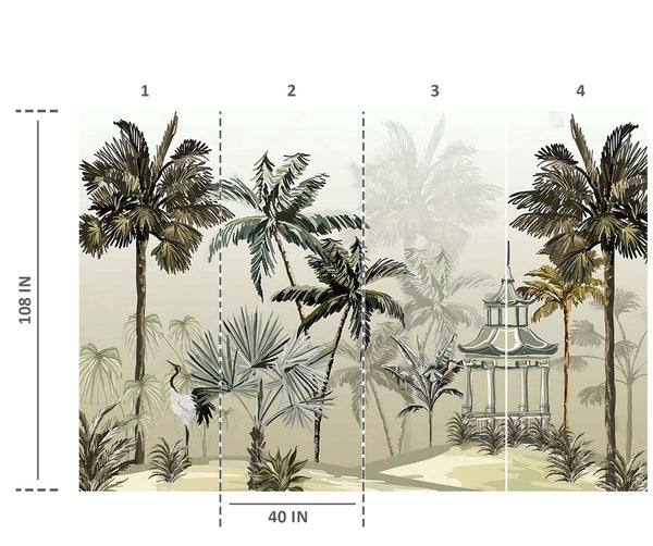 Palm Leaf Tapestry