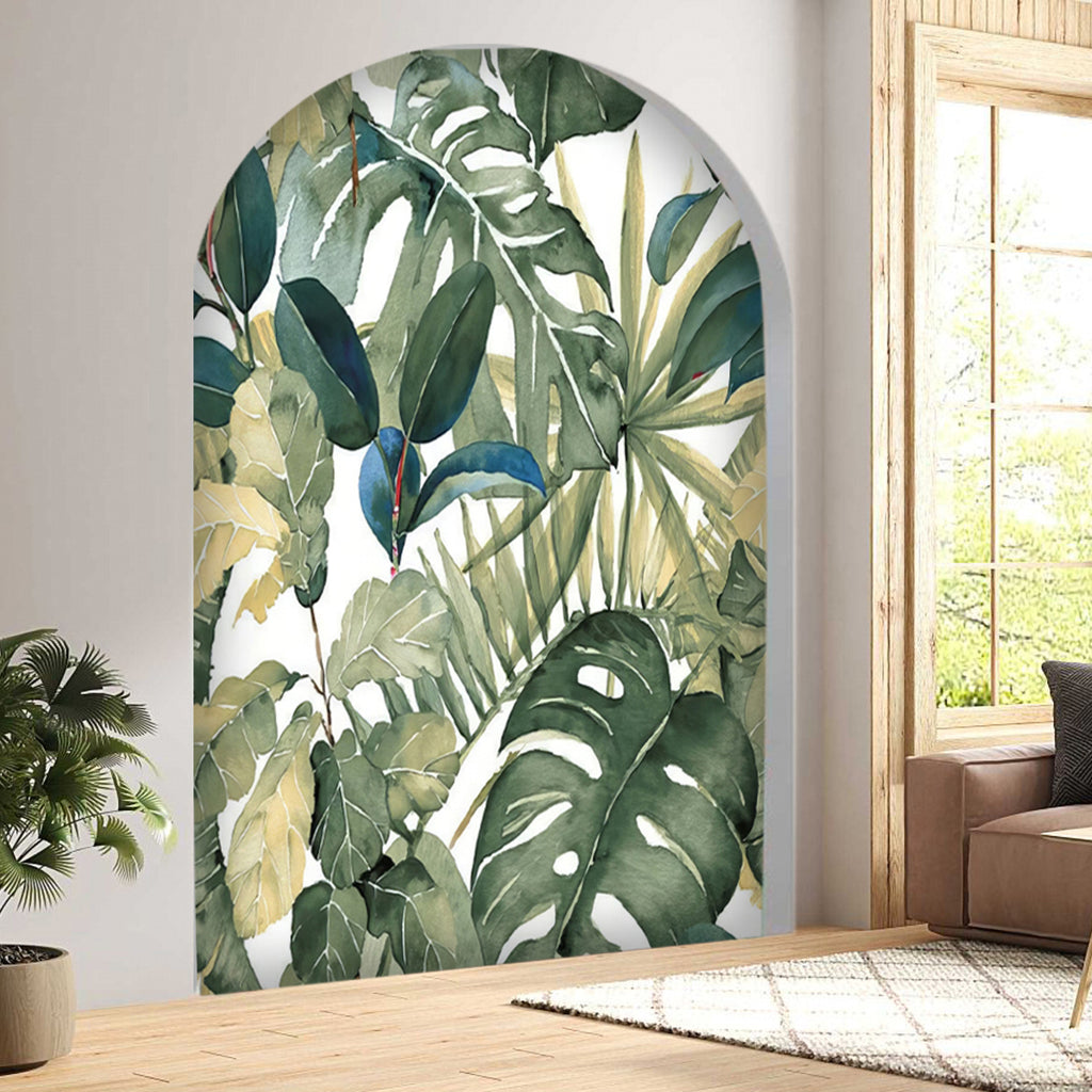 Tropical Bliss Banana Leaf Wallpaper