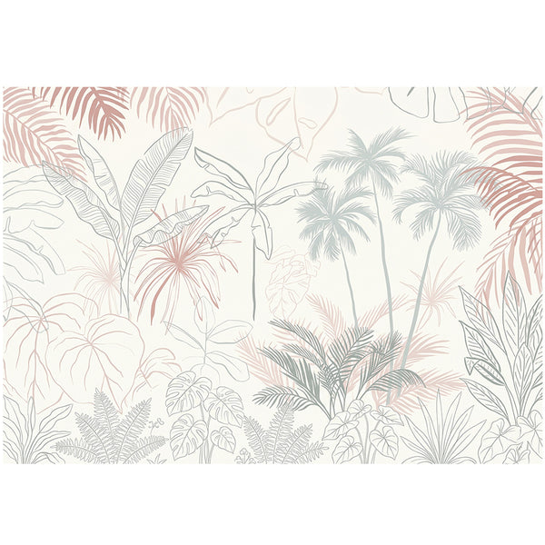 Pastel Palm Etch